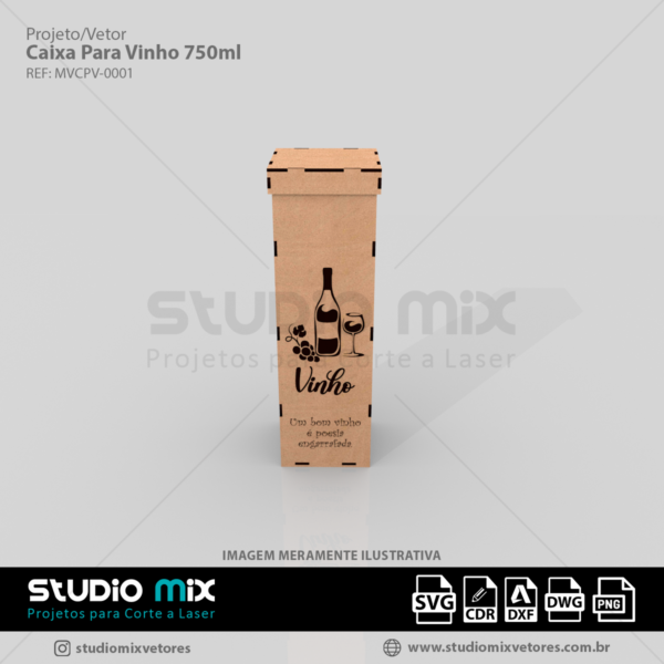 caixa para vinho, caixa para vinho em mdf, projeto para corte a laser. vetor cnc