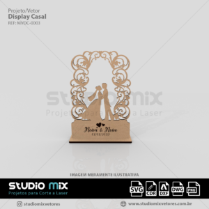 Casamento, Display em mdf para casamento, display, mdf, vetor, vetor para corte a laser, corel draw,