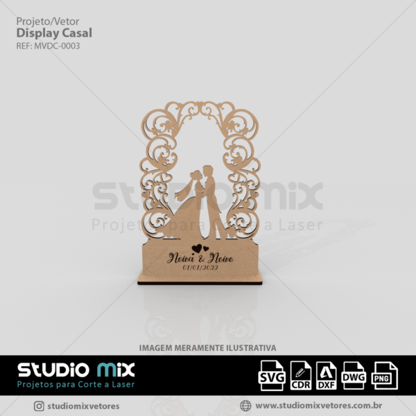 Casamento, Display em mdf para casamento, display, mdf, vetor, vetor para corte a laser, corel draw,