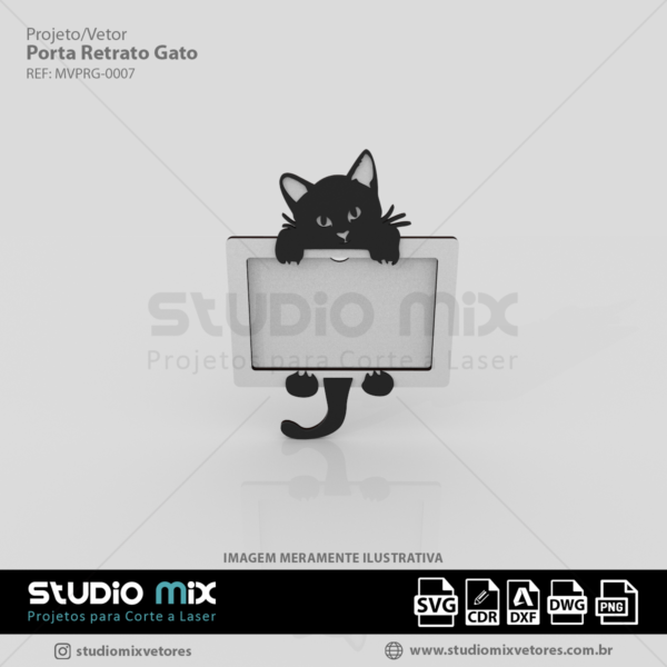 pet, vetor, vetor para corte, vetor para corte a laser, mdf, porta retrato, porta retrato para corte a laser, corte a laser, corel draw, gato, porta retrato de gato,