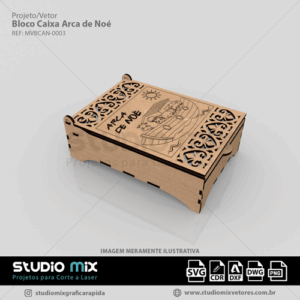vetor, vetor bloco de notas, bloco caixa, bloco de notas para corte a laser, corte a laser em mdf, bloco em mdf, corte a laser, gravação a laser, arca de noé, vetor arca de noé, vetores, vetores para corte a laser,